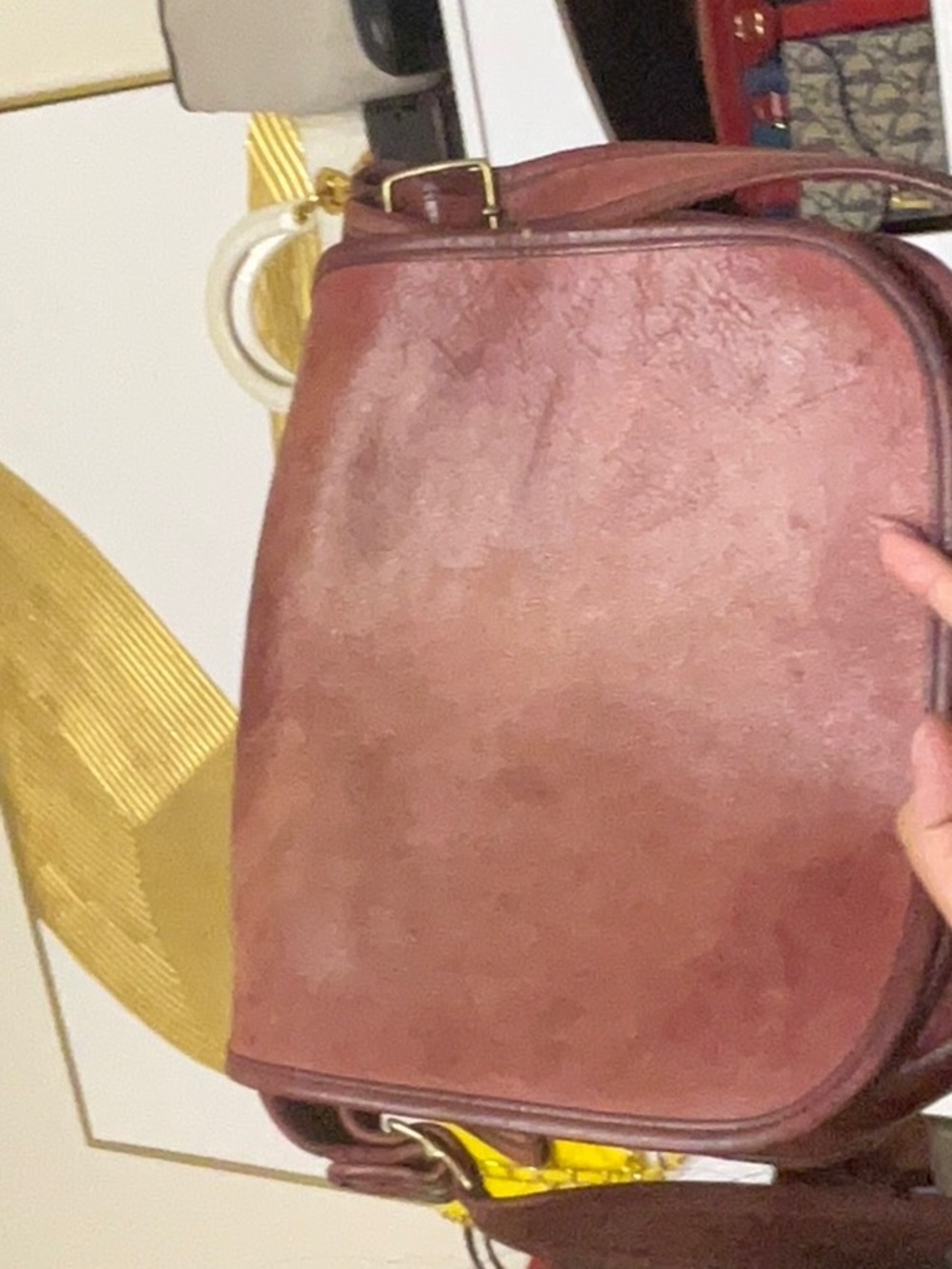 25. Vintage Coach Sold As Is Desc In Liveno Cancel/returns